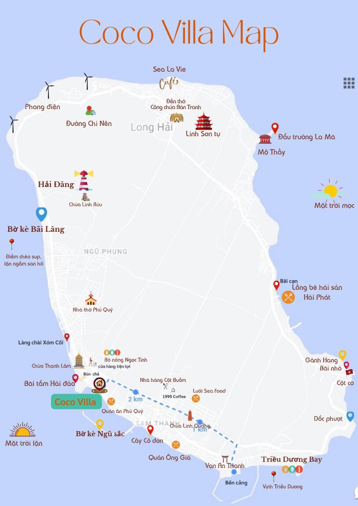 Coco Villa-Dao Phu Quy Cu Lao Thu Экстерьер фото